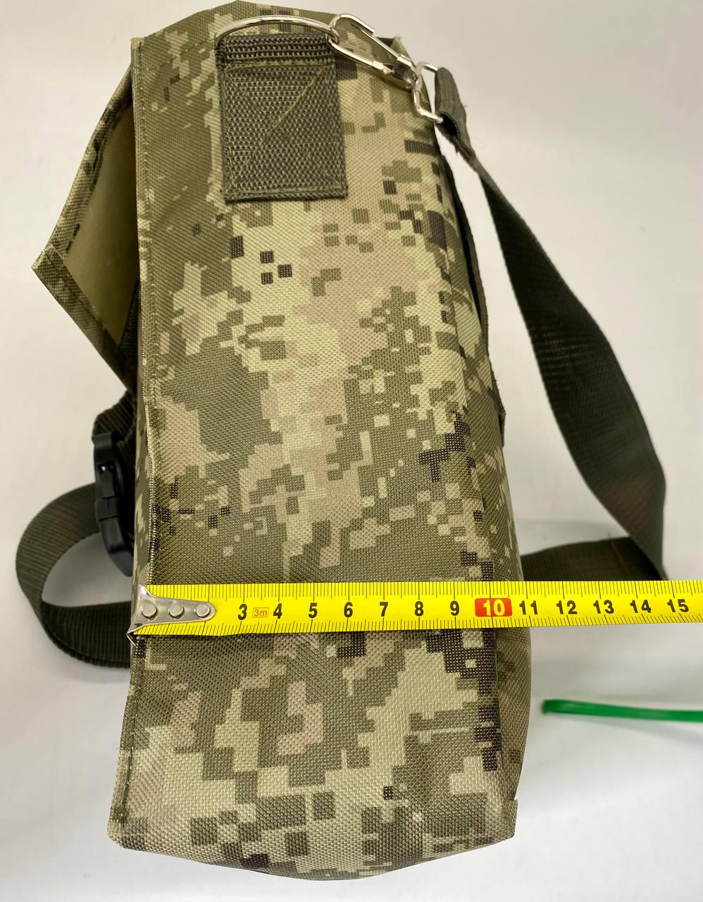 Сумка військова для протигазу/фільтрів/масок Піксель (0004) - фото 2