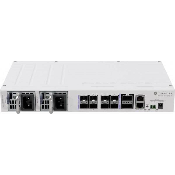 Комутатор Mikrotik CRS510-8XS-2XQ-IN керований 12 портів Fast Ethernet/SFP/PoE (575961)