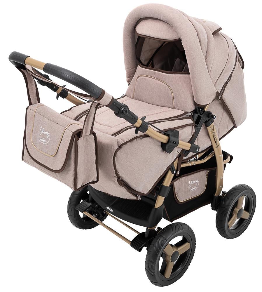 Коляска-трансформер Adamex Young N-109 Капучино (680826)