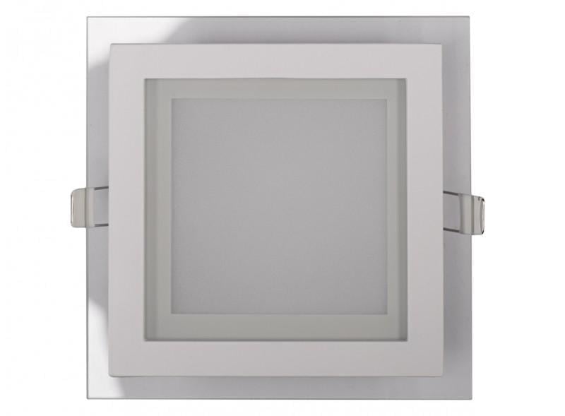 LED-панель LUXEL квадратная стекло 6W 450 Lm 4000K 100х100х30 мм IP20 (DLSG-6N)