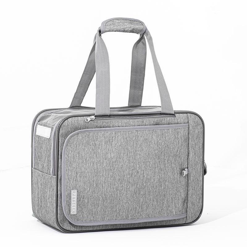 Сумка-рюкзак для перенесення домашніх тварин CosmoPet CP-43 2в1 44х19х32 см Grey (3_04841) - фото 3 Сумка-рюкзак для перенесення домашніх тварин CosmoPet CP-43 2в1 44х19х32 см Grey (3_04841) - фото 3