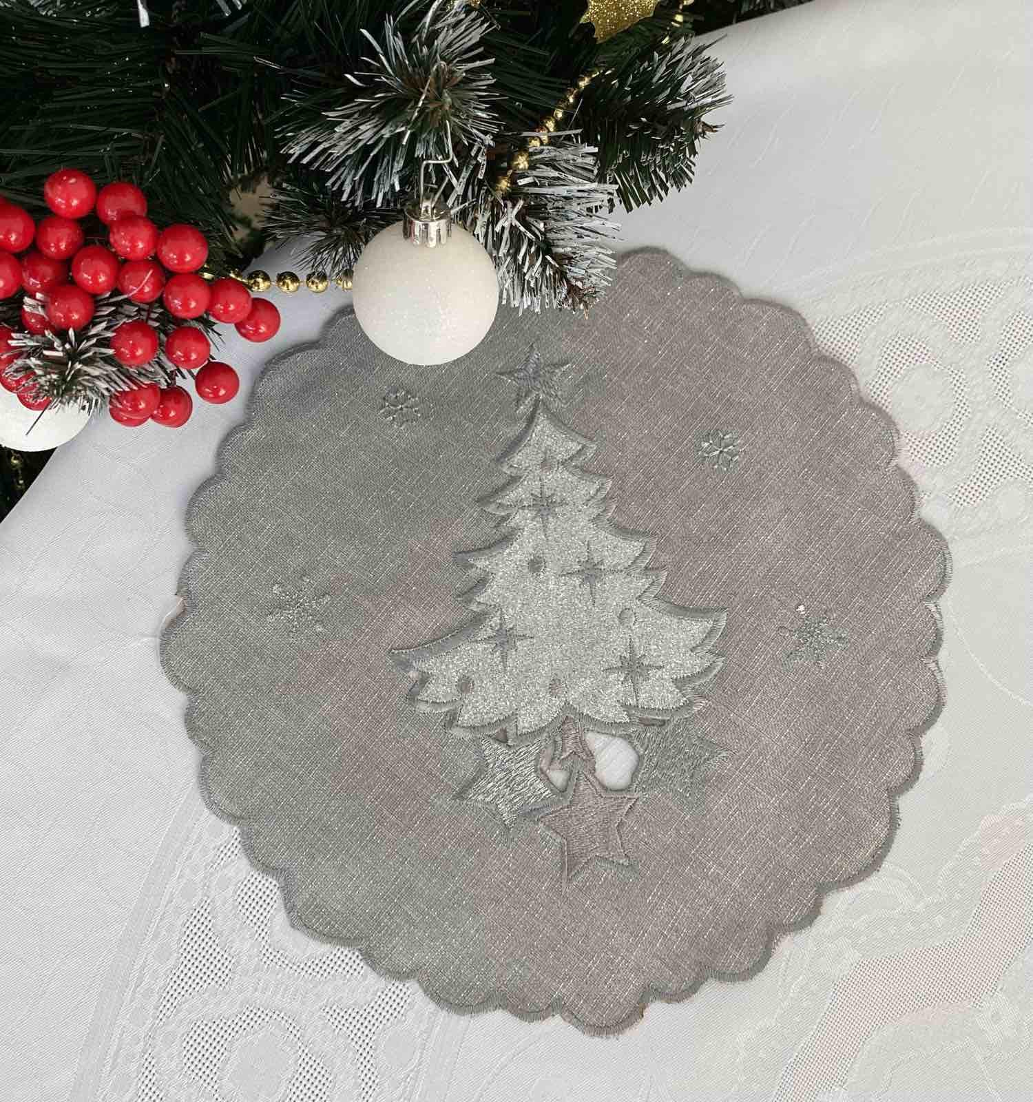 Салфетка новогодняя 30 см SH-65-S (CN22487)