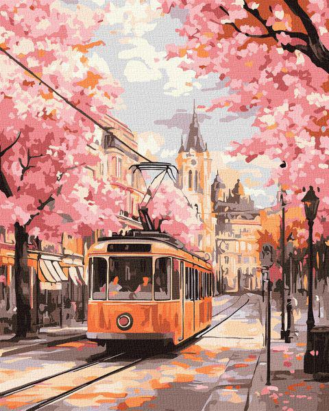 Картина за номерами Ideyka Рожевий шлях 40x50 см (Id-KHO6388)