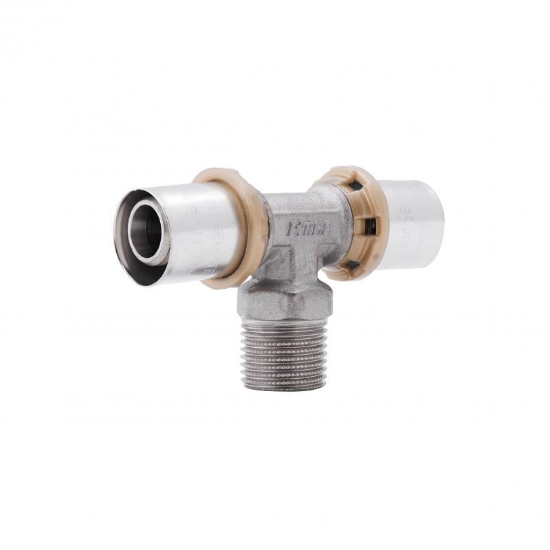 Тройник пресс Icma 20х1/2"х20 НР №407 Тройник пресс Icma 20х1/2"х20 НР №407