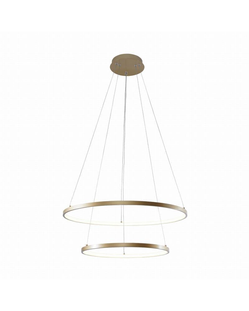 Люстра Zuma Line 18140GD-2 Breno Led 2x50W 3000K/4000K/6000K 2500Lm IP20 Gold (19258411)