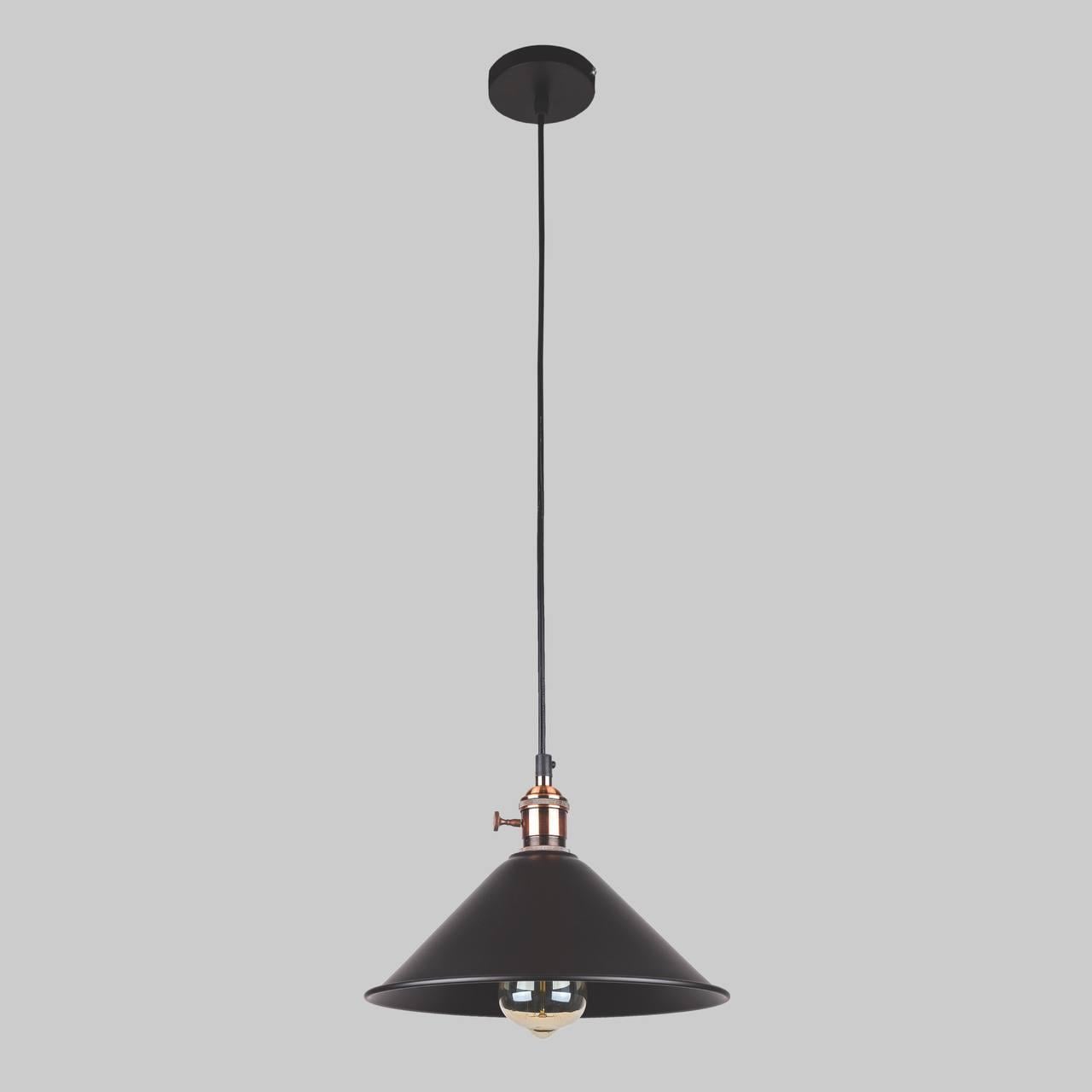 Підвіс на ланцюгу у стилі лофт Чорний (52-839F-1 BK)