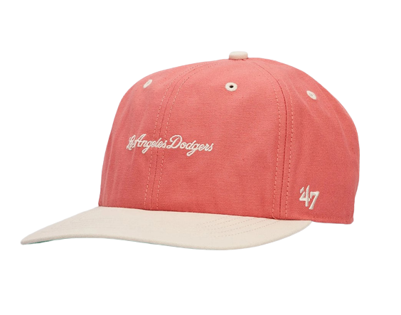 Кепка-snapback 47 Brand LA Dodgers Rocky One Size Pink/Beige (B-RCKYC12GWW-IR)