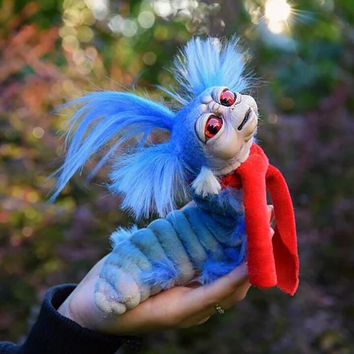 Игрушка мягкая червь Уильям из фильма Лабиринт - фото 4