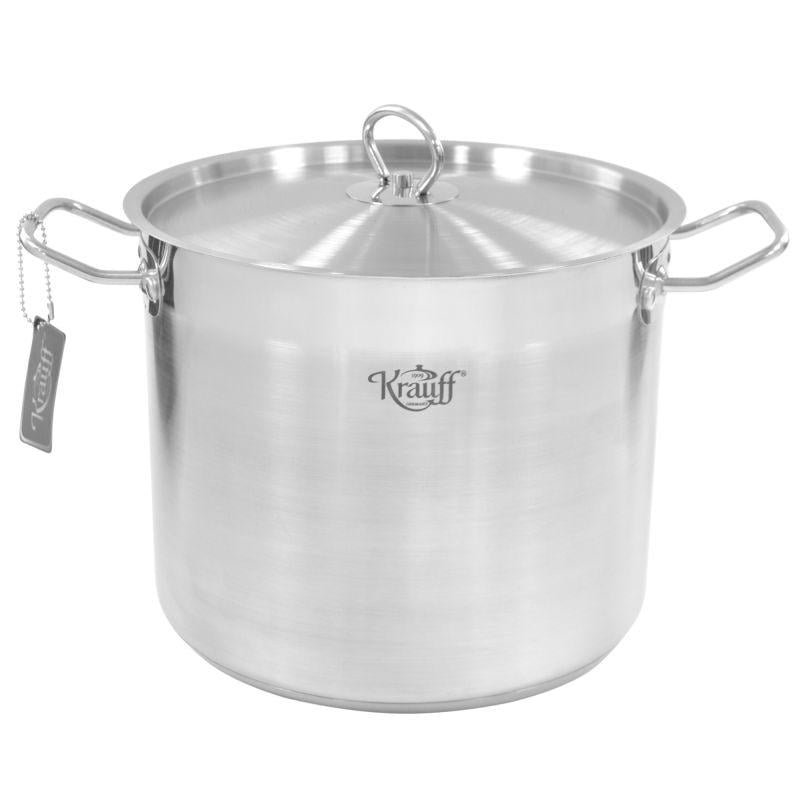 Кастрюля Krauff c нержавеющей стали c крышкой 9 л (10657039) Кастрюля Krauff c нержавеющей стали c крышкой 9 л (10657039)