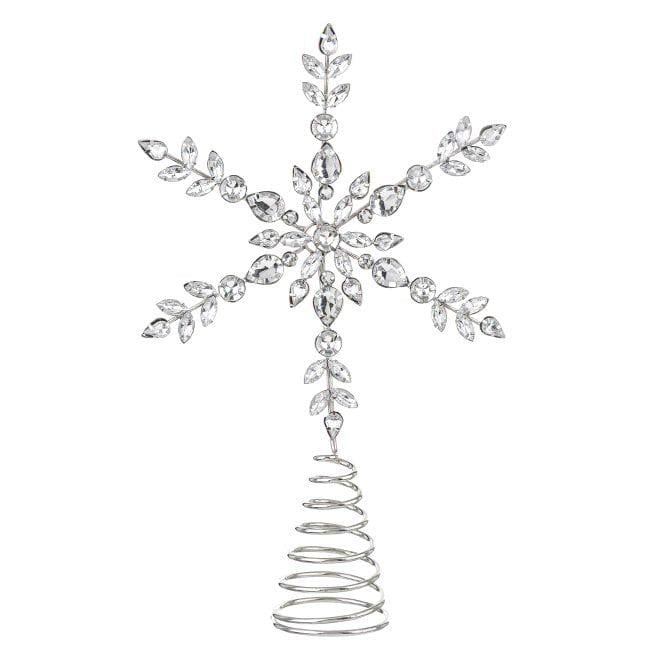 Верхушка металлическая на елку Flora H-28 см (34295)