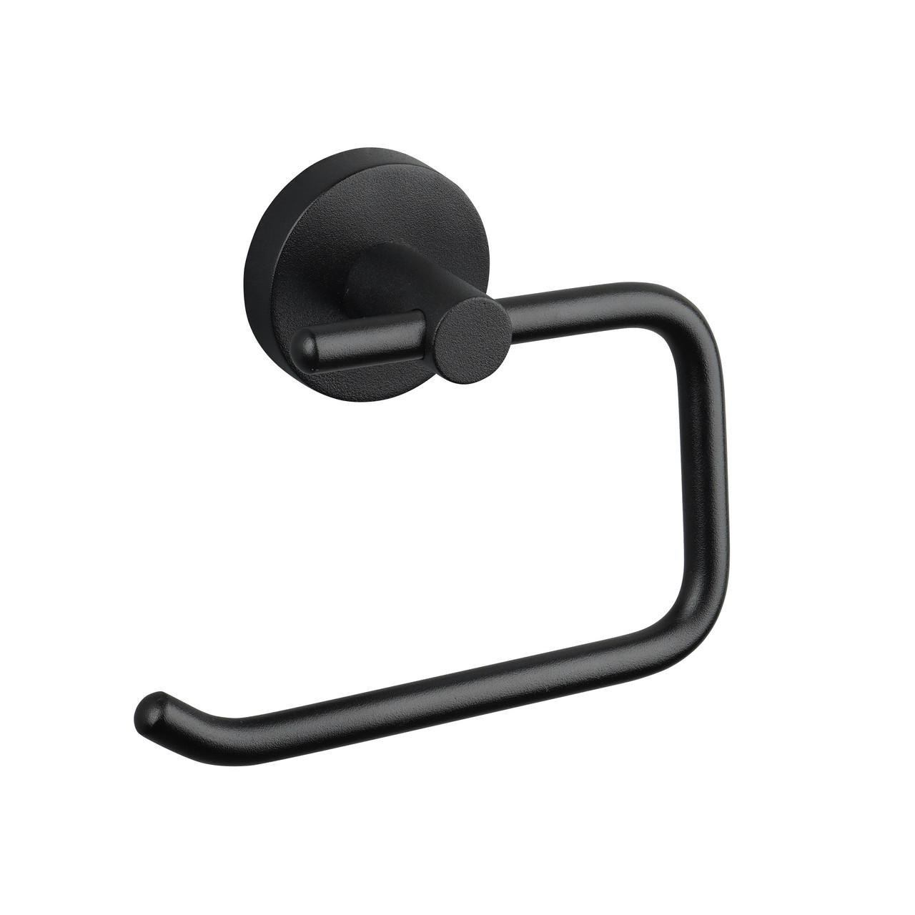 Держатель для бумаги открытый Глория Черный матовый (8116) - фото 2 Держатель для бумаги открытый Глория Черный матовый (8116) - фото 2