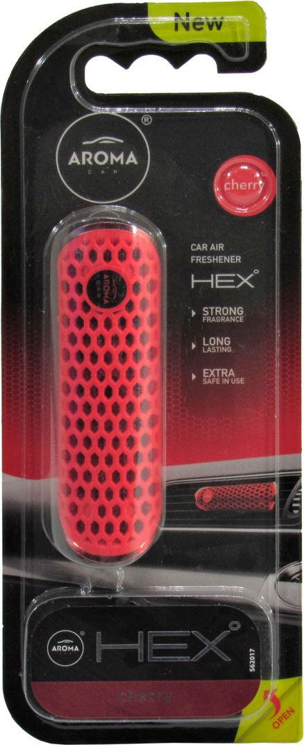 Ароматизатор для авто Aroma Car Hex Cherry на дефлектор 10 мл (83580)