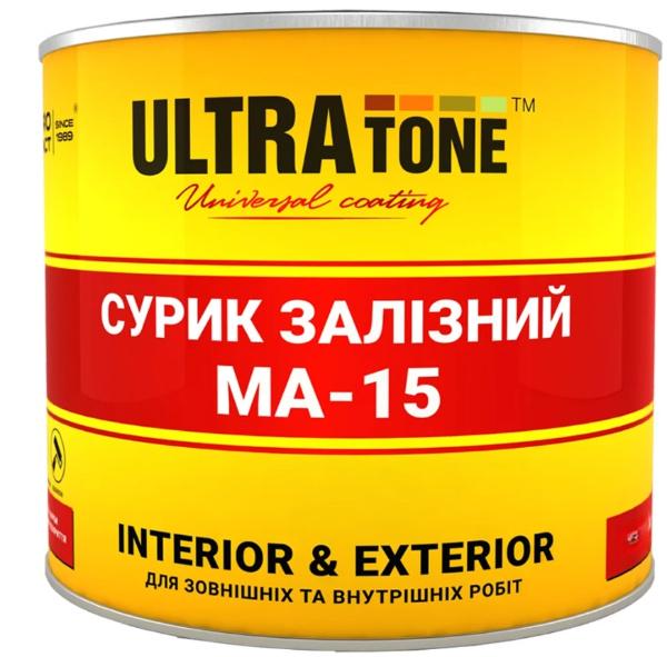 Фарба олійна ULTRAtone Сурик Залізний МА-15 1 кг Червоно-коричневий (3722)