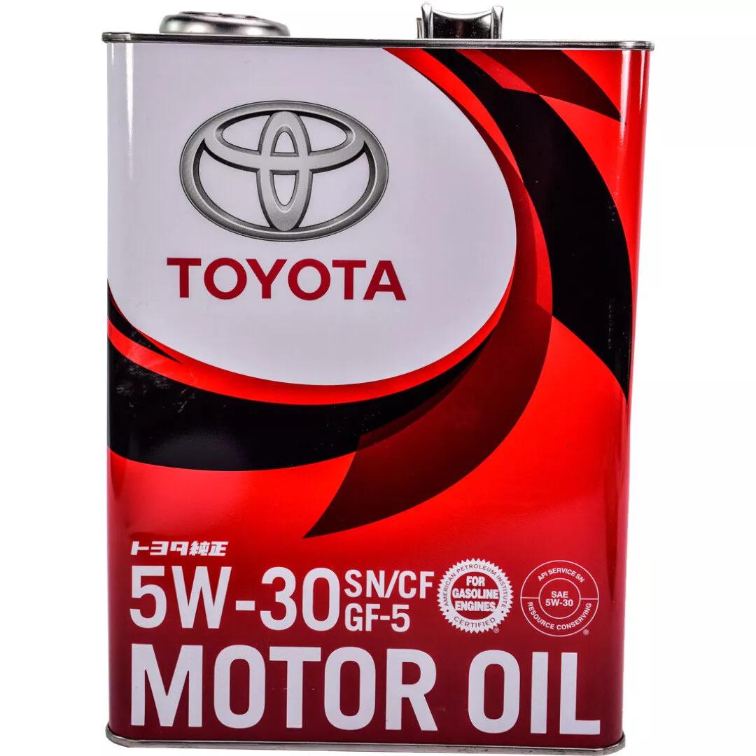 Моторное масло Toyota Motor Oil SN/CF 5W-30 4 л