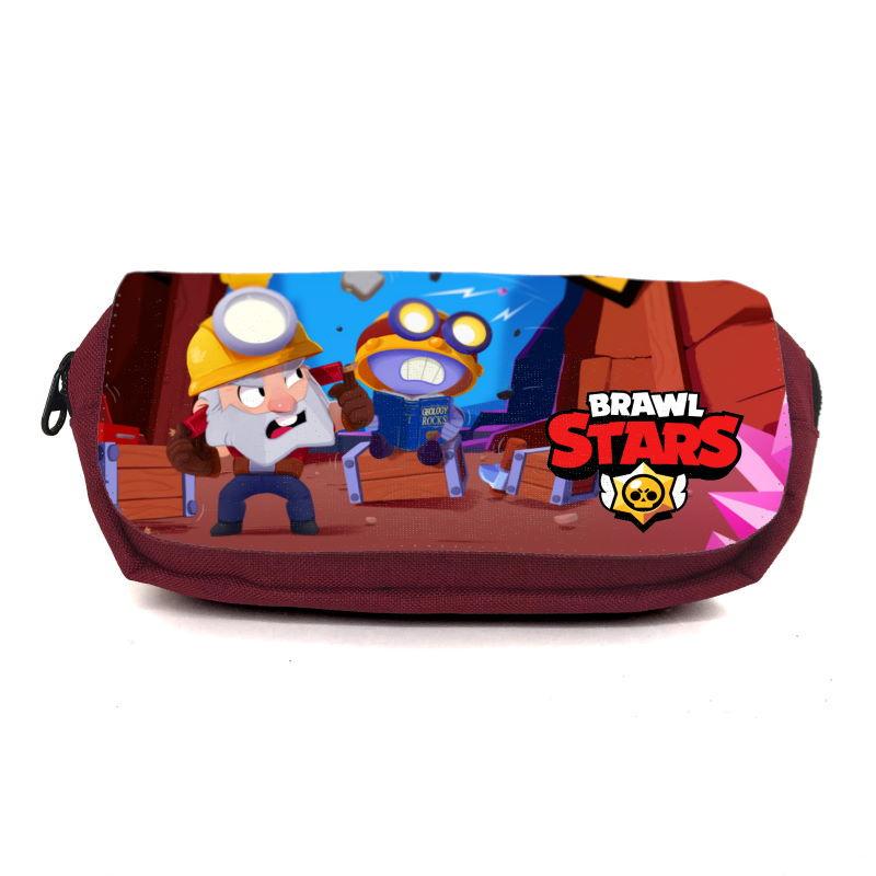 Пенал школьный Brawl Stars-0043 Красный (2064147918)