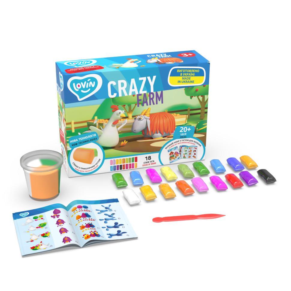Набір тіста для ліплення Lovin Crazy Farm 41189 (RLT26050)