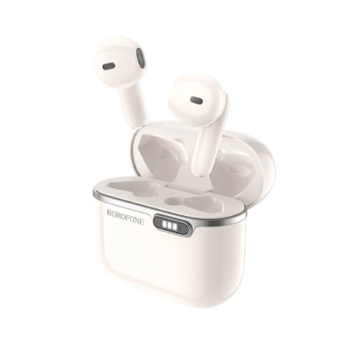 Наушники Bluetooth BOROFONE built-in microphone BT5.1 BW12 white