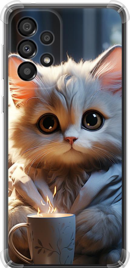 Чехол на Samsung Galaxy A33 5G A336B White cat (5646sp-2584-42517)