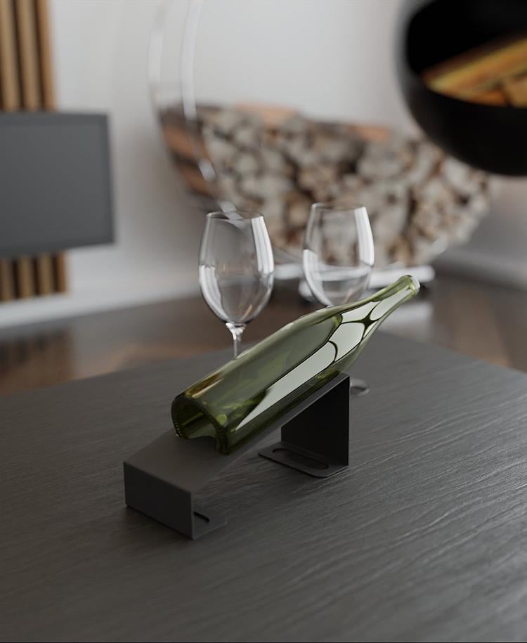 Подставка для вина NC Home Single для 1 бутылки Черный (110474)