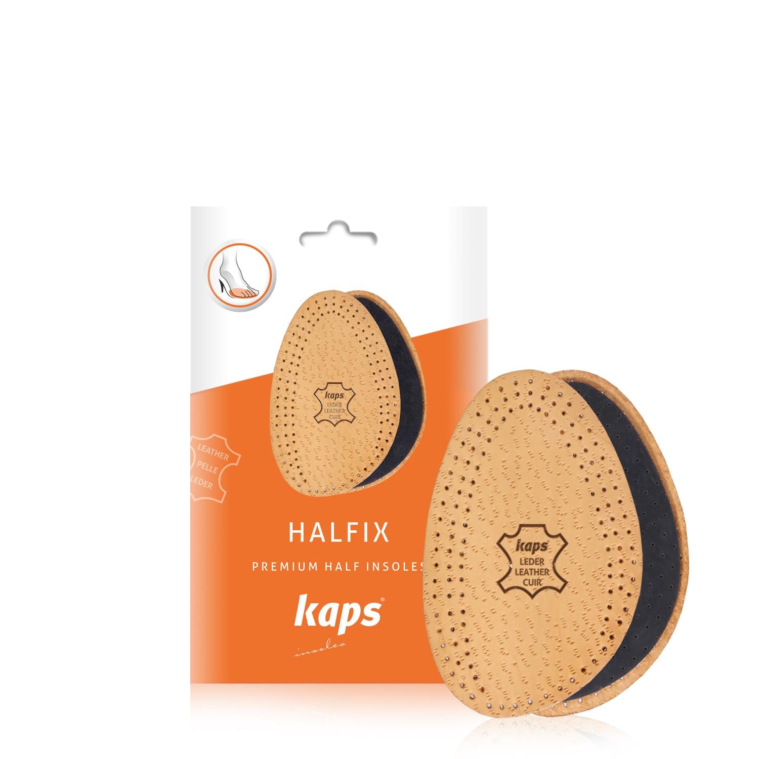 Напівустілки для модельного взуття шкіряні Kaps Halfix р. 35/36