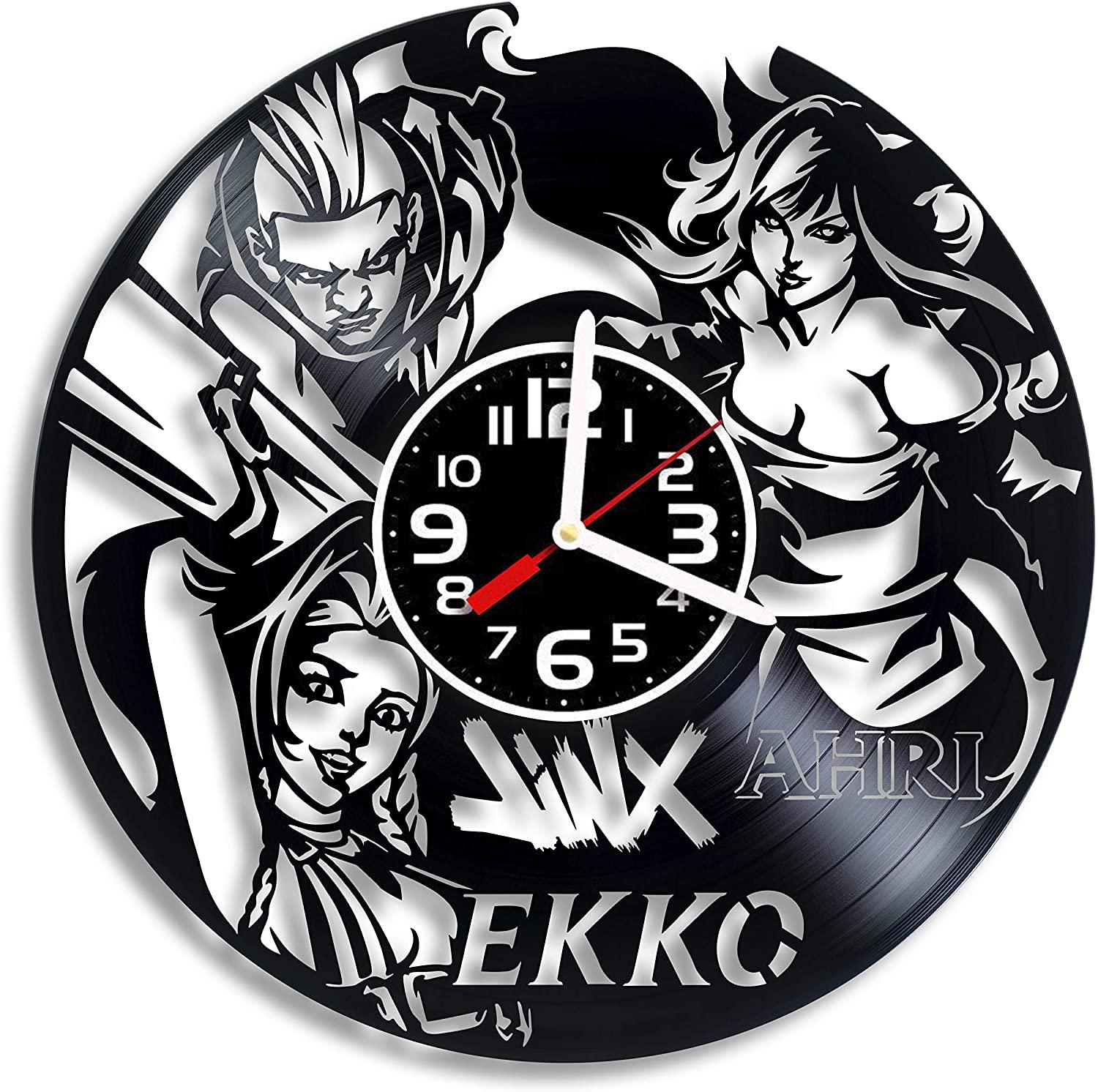 Часы настенные League of Legends 2469 из виниловой пластинки