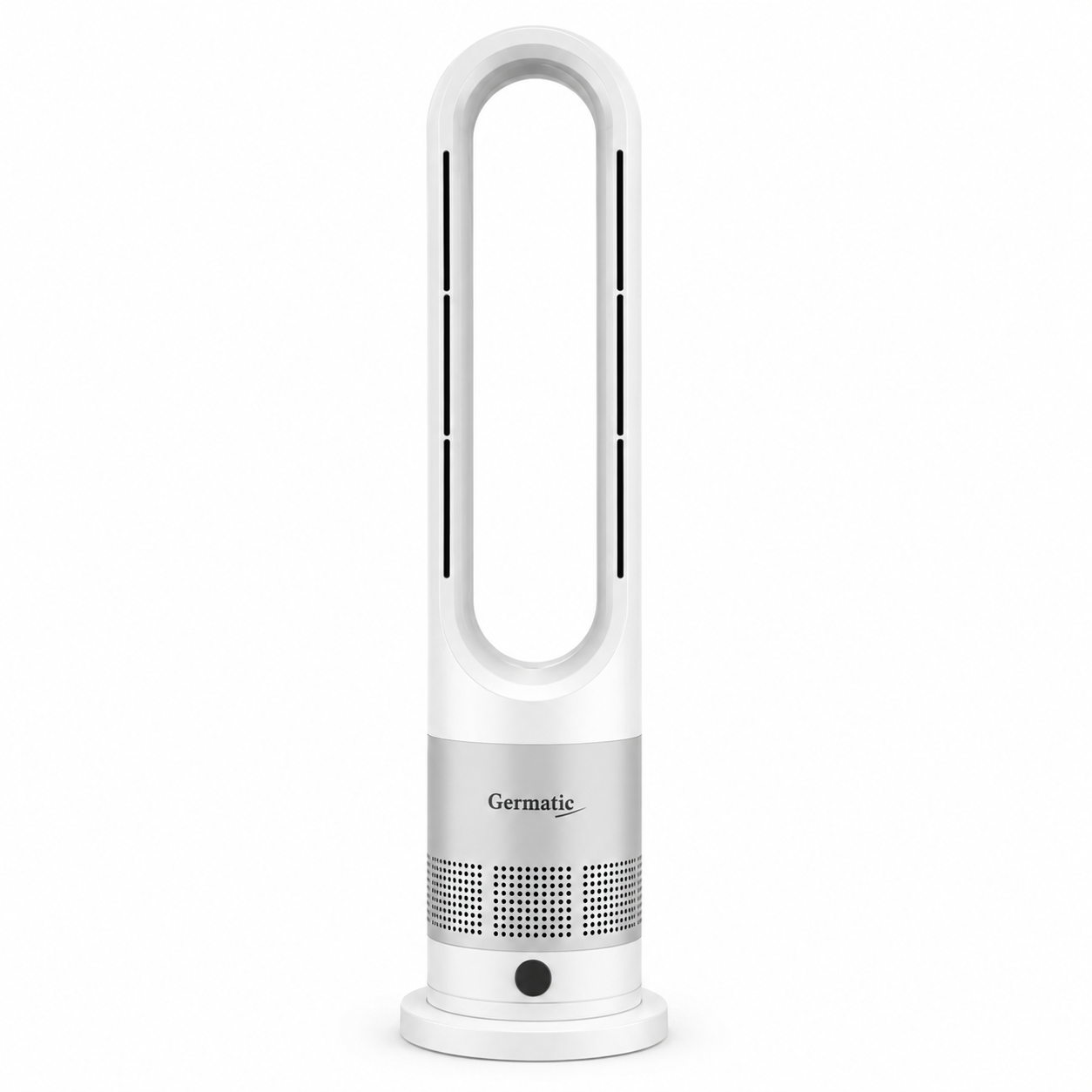 Вентилятор напольный безлопастной Germatic AM-018JR 1200 Вт зима/лето LED-дисплей/сенсор/автоповорот 80° (М 17380)