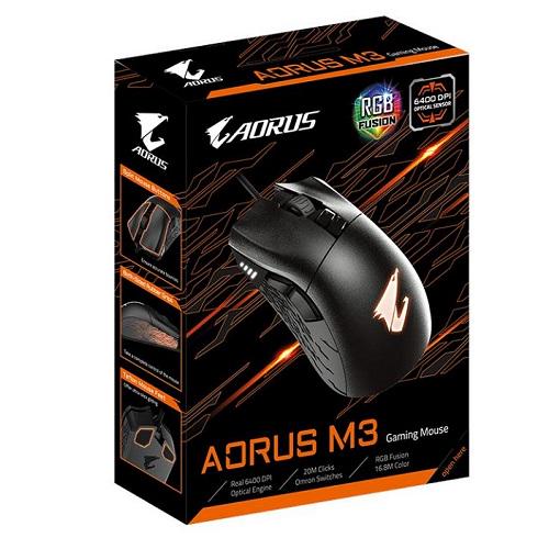 Компьютерная мышка игровая Gigabyte AORUS M3 проводная GM-AORUS_M3 USB 1,8 м (589755) - фото 2