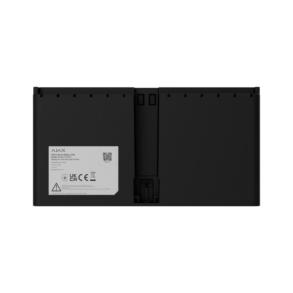 Батарея перезарядная Li-ion для установки в EN54 Ajax EN54 Internal Battery 24h Black Батарея перезарядная Li-ion для установки в EN54 Ajax EN54 Internal Battery 24h Black