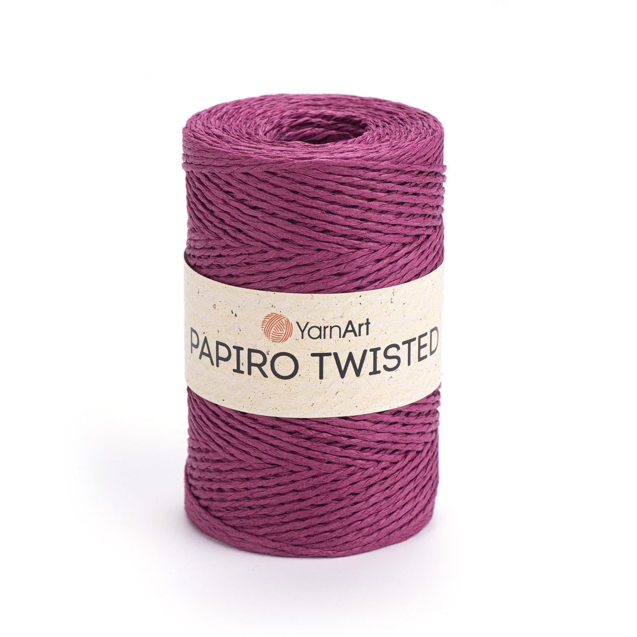 Рафия для макраме/шляп/сумок YarnArt Twisted Papiro витая 100 г 170 м Вишневый №1322 (3029634984) Рафия для макраме/шляп/сумок YarnArt Twisted Papiro витая 100 г 170 м Вишневый №1322 (3029634984)