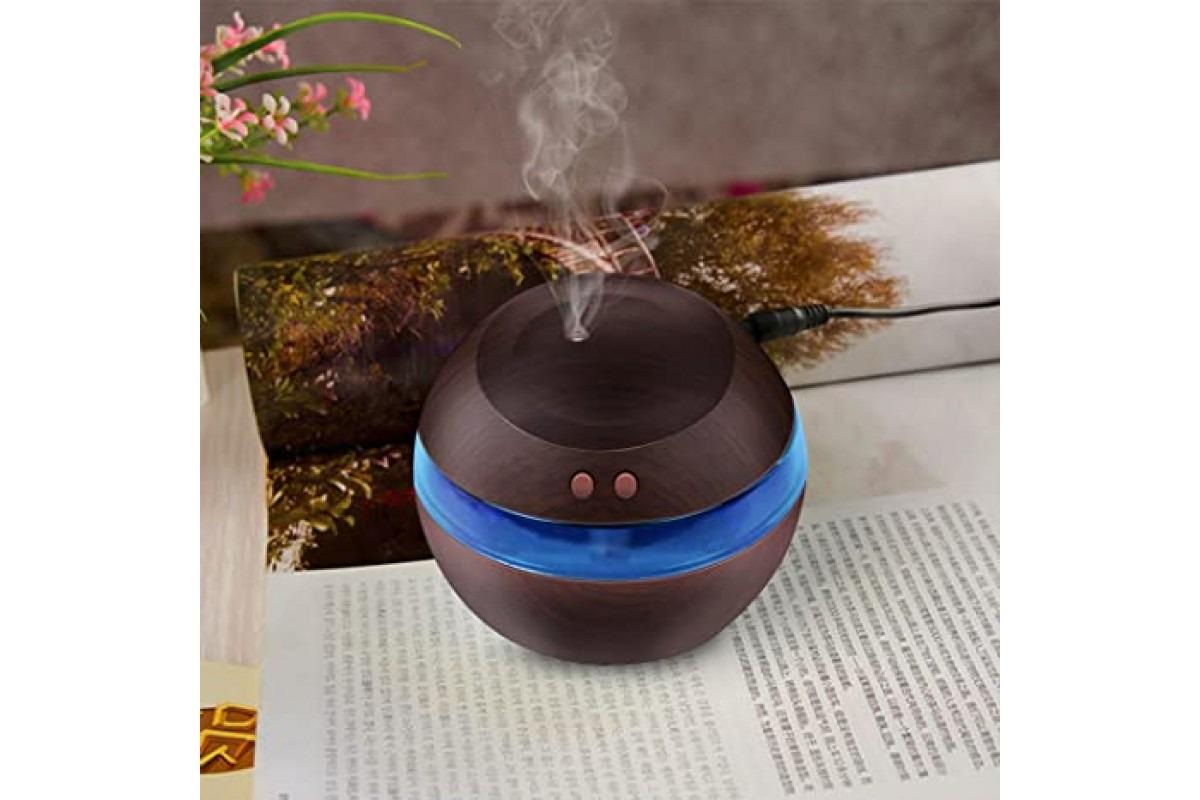 Зволожувач повітря Good Idea з підсвічуванням від USB ультразвуковий 300 мл Коричневий (MA-84) - фото 4