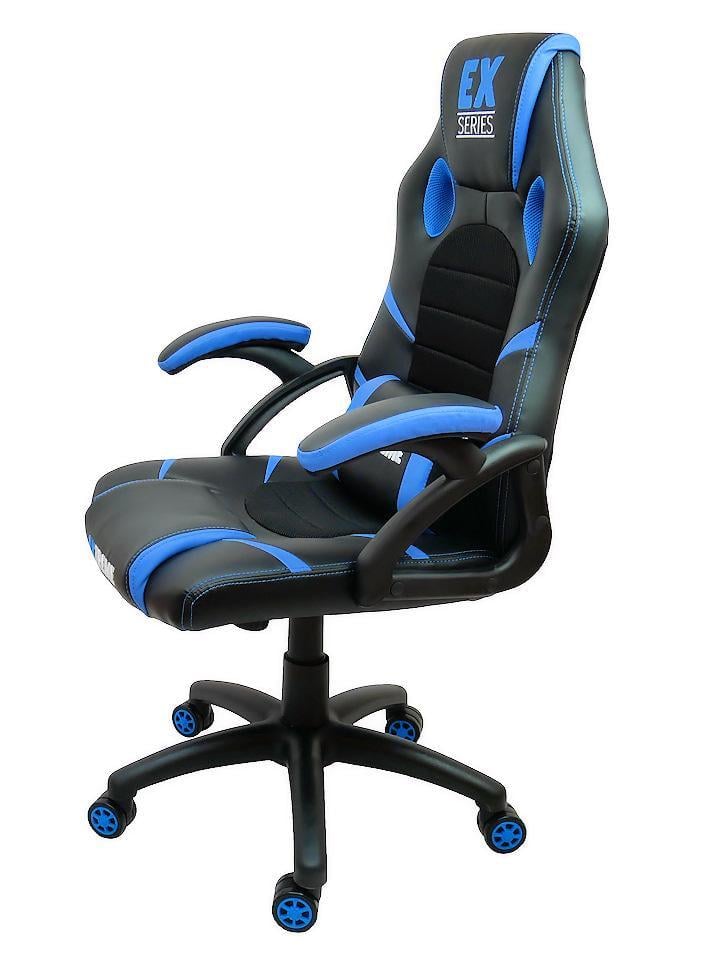 Кресло компьютерное Extreme EX Черный/Голубой (9931483) - фото 4 Кресло компьютерное Extreme EX Черный/Голубой (9931483) - фото 4