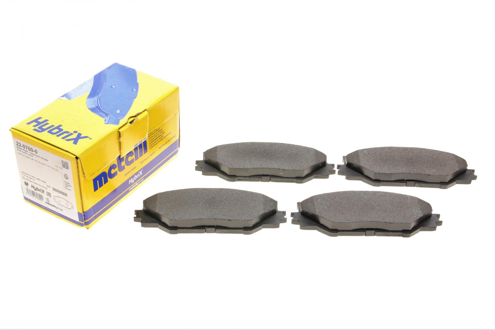Колодки тормозные передние METELLI Lexus IS 05- (22-0760-0 METELLI) Колодки тормозные передние METELLI Lexus IS 05- (22-0760-0 METELLI)