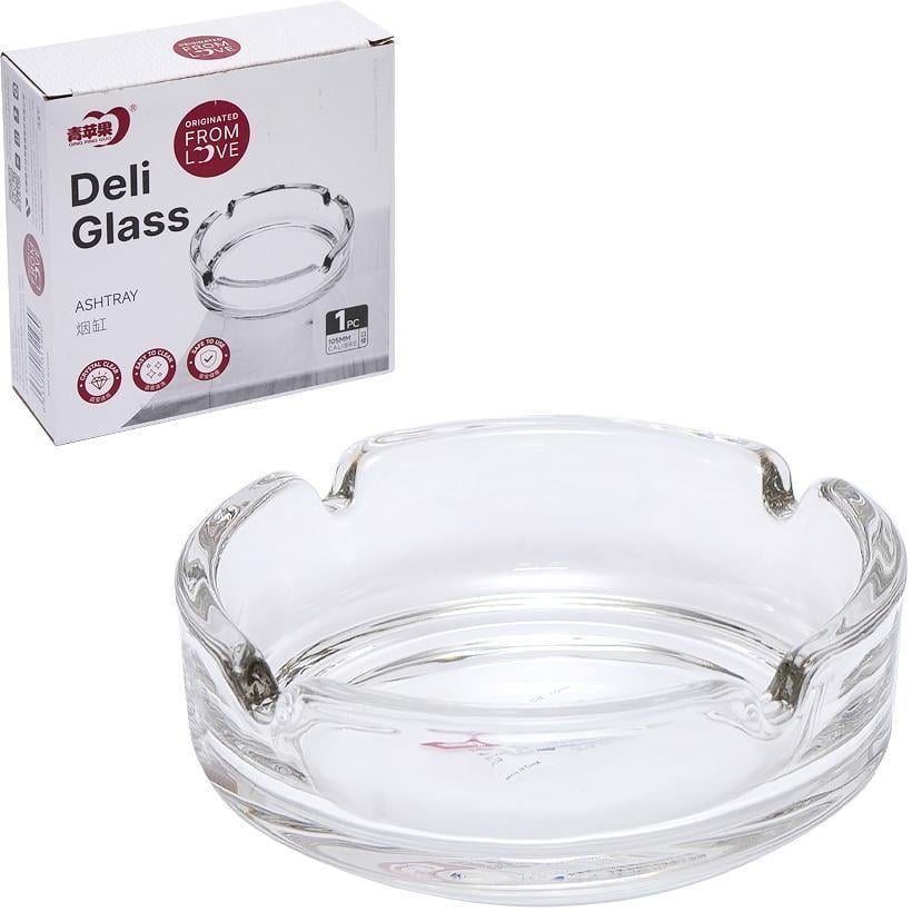 Попільничка для сигарет скляна з прорізами 10 5x3 5 см - фото 4 Попільничка для сигарет скляна з прорізами 10 5x3 5 см - фото 4