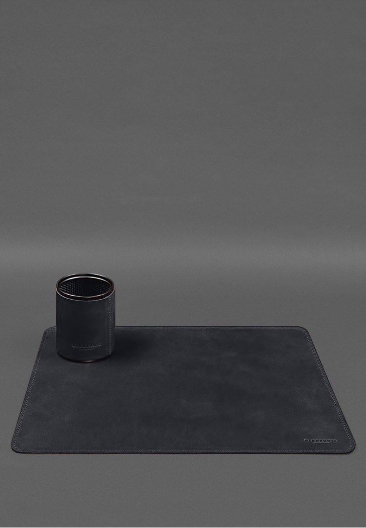 Набор настольный из натуральной кожи 5.0 с картой Украины Crazy Horse Синий (A-028353) - фото 4 Набор настольный из натуральной кожи 5.0 с картой Украины Crazy Horse Синий (A-028353) - фото 4