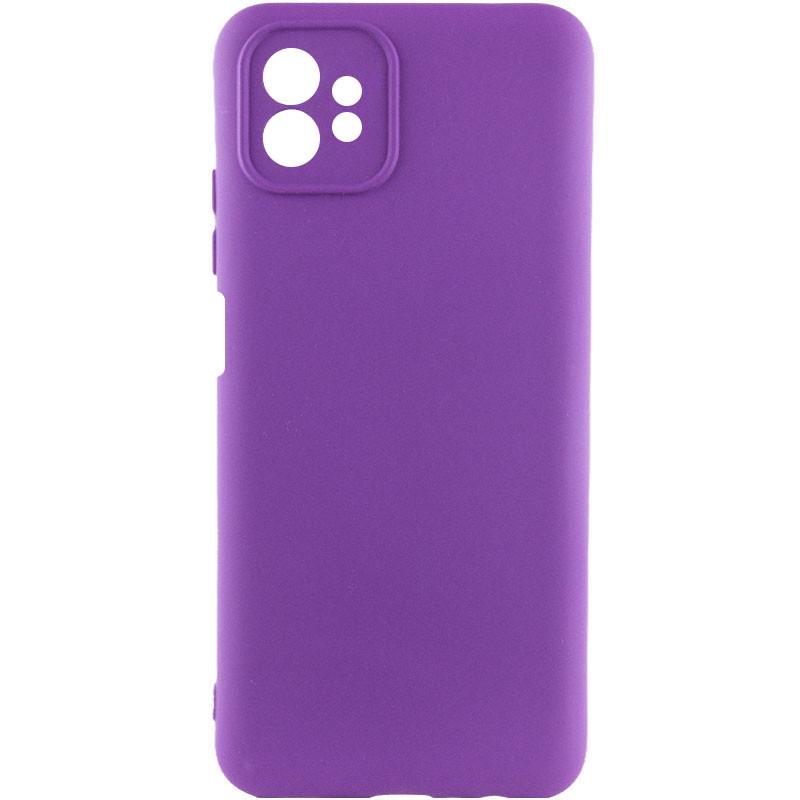 Протиударний Чохол Silicone Cover Lakshmi Full Camera (AA) для Motorola Moto G32 Фіолетовий/Purple