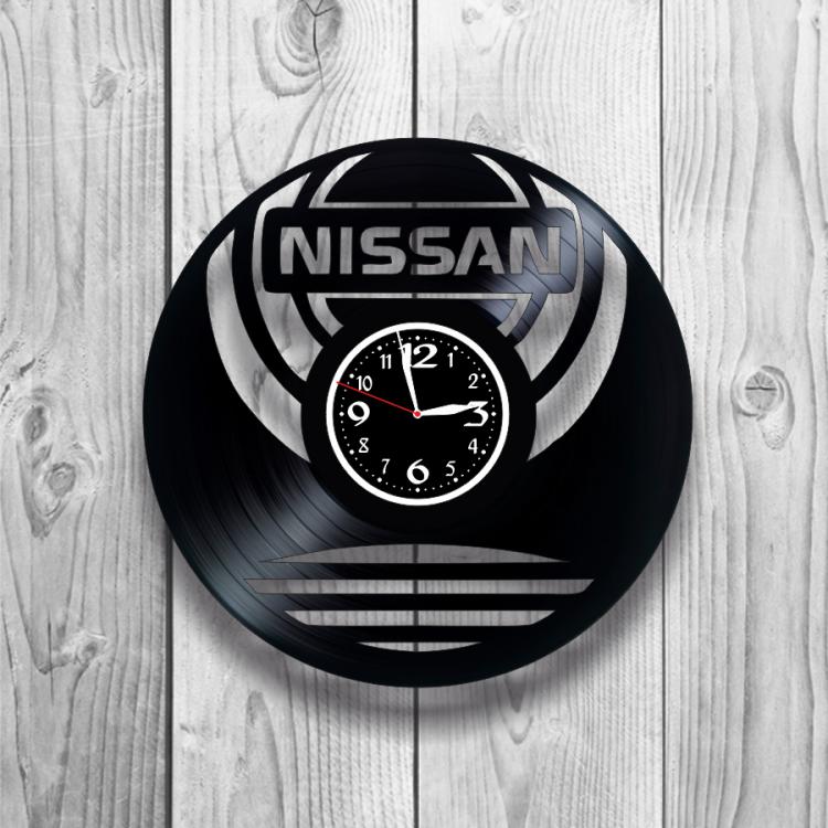 Часы настенные Nissan 0472 из виниловой пластинки