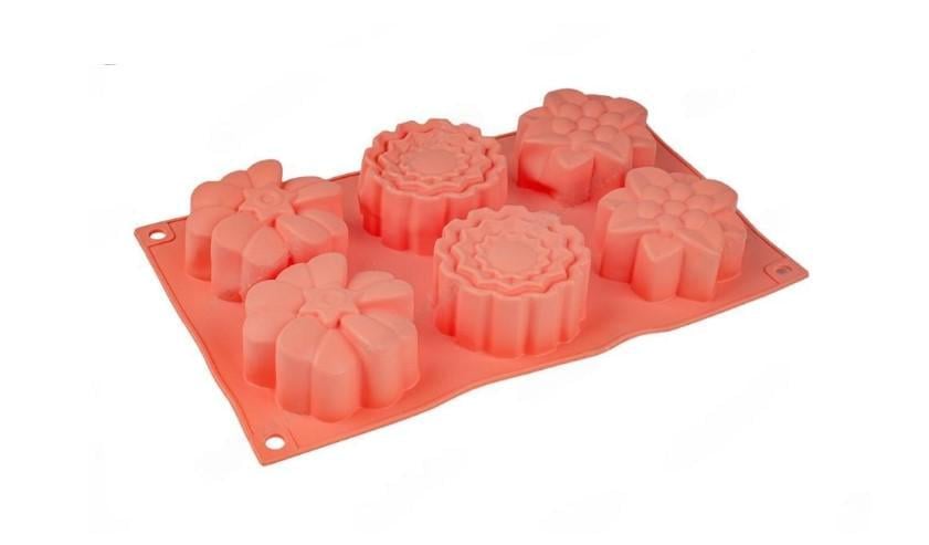 Форма для випікання силіконова Садові квіти 27,5х17х3,8 см (AN013126)