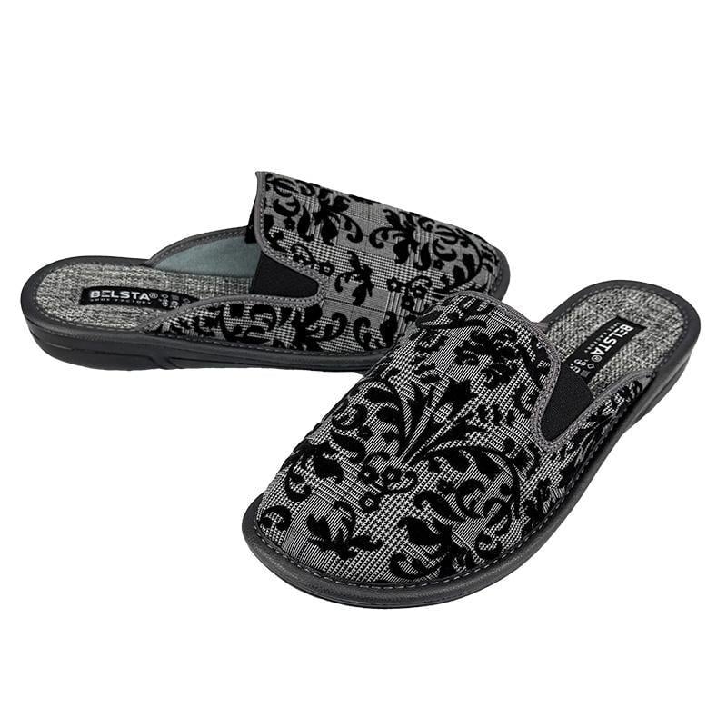 Тапочки комнатные БЕЛСТА женские 128-1 p. 39 24,5-25 см Черный - фото 2 Тапочки комнатные БЕЛСТА женские 128-1 p. 39 24,5-25 см Черный - фото 2