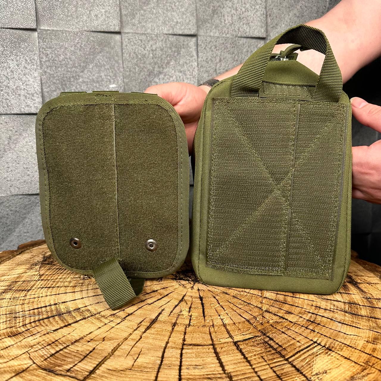 Подсумок для аптечки быстрого сброса стандарт НАТО Оливковый - фото 6 Подсумок для аптечки быстрого сброса стандарт НАТО Оливковый - фото 6