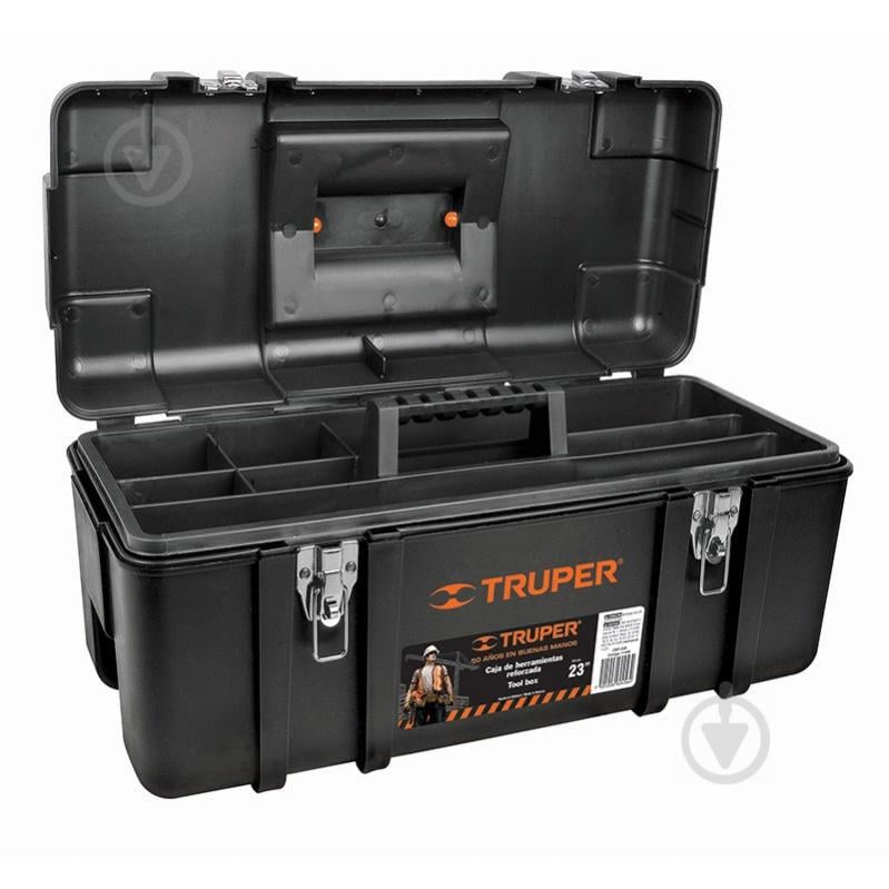 Кейс для інструментів Truper Heavy Duty 580х270х250 мм 3кг нерж.замки