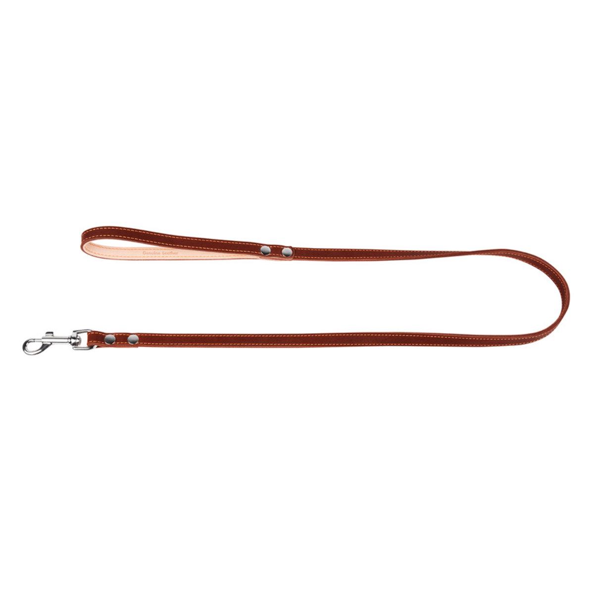 Повідець Collar подвійний з прошивкою 16 мм х 122 см Коричневий (04576 Col) - фото 2 Повідець Collar подвійний з прошивкою 16 мм х 122 см Коричневий (04576 Col) - фото 2