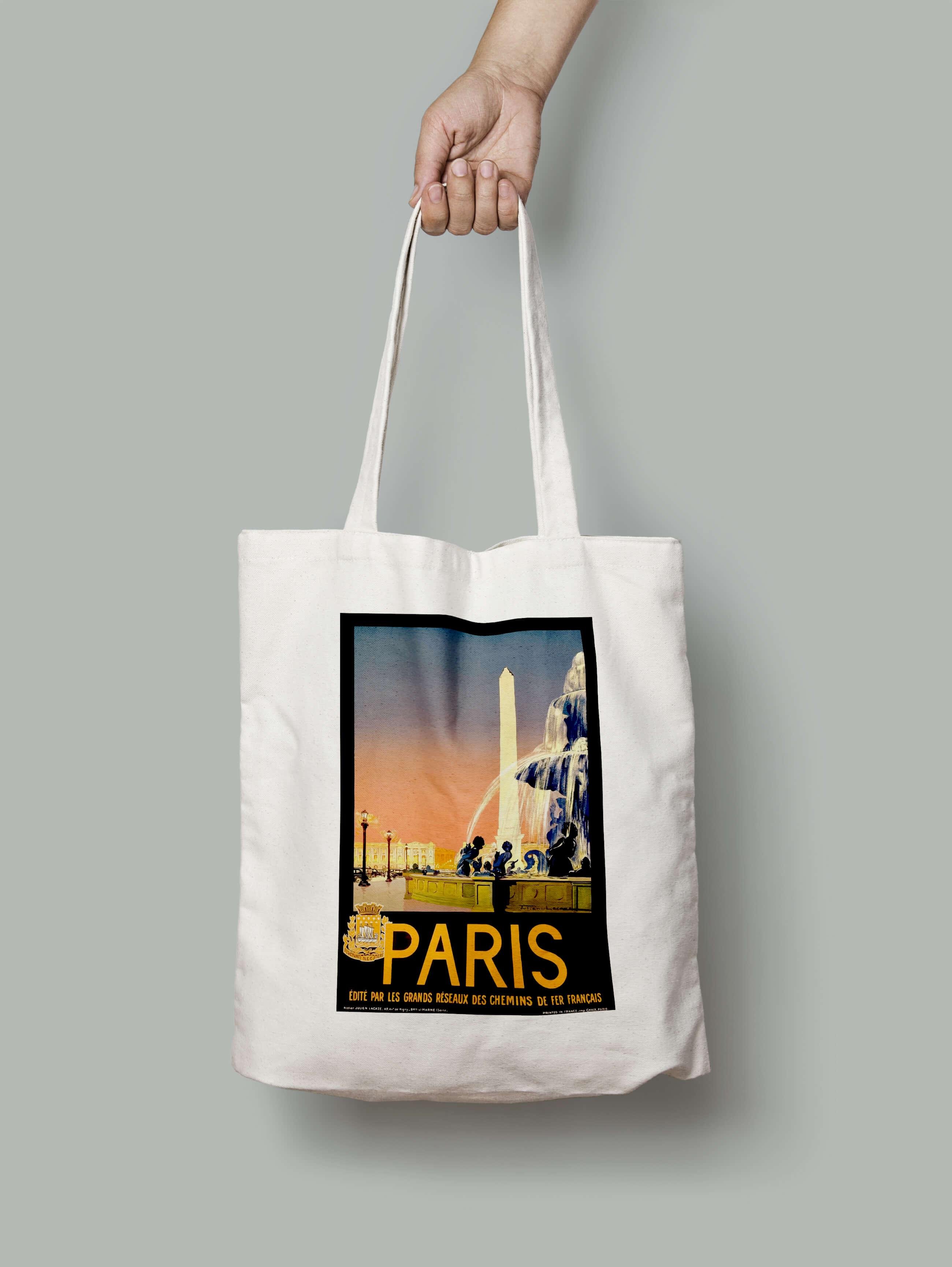 Эко-сумка Парижский фонтан шопер (paris_france_2_Bag)
