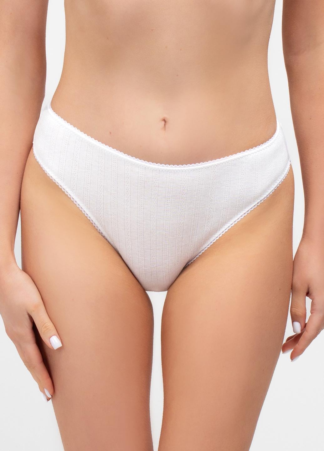 Трусы женские стринги Giulia MALLOW 2119/90 трикотажные S White/milk (34532066)