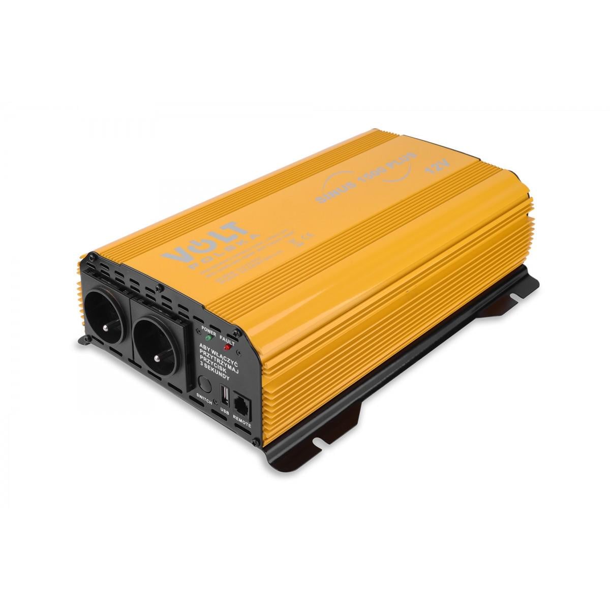 Перетворювач DC-AC Volt Polska SINUS PLUS 1500 12/230V 1000/1500W (3SIR150012)
