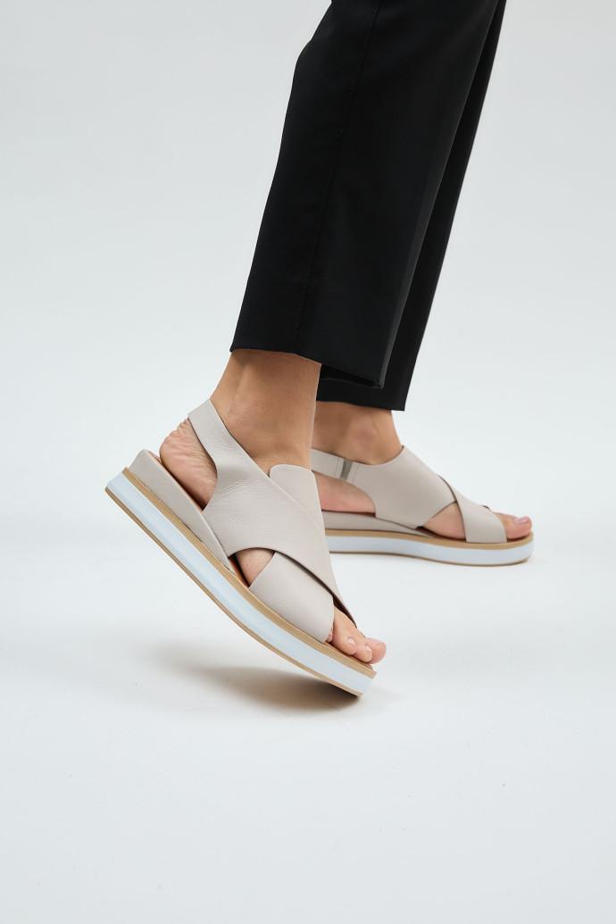 Босоніжки жіночі LONZA р. 39 Бежевий (NY 197637) - фото 4 Босоніжки жіночі LONZA р. 39 Бежевий (NY 197637) - фото 4