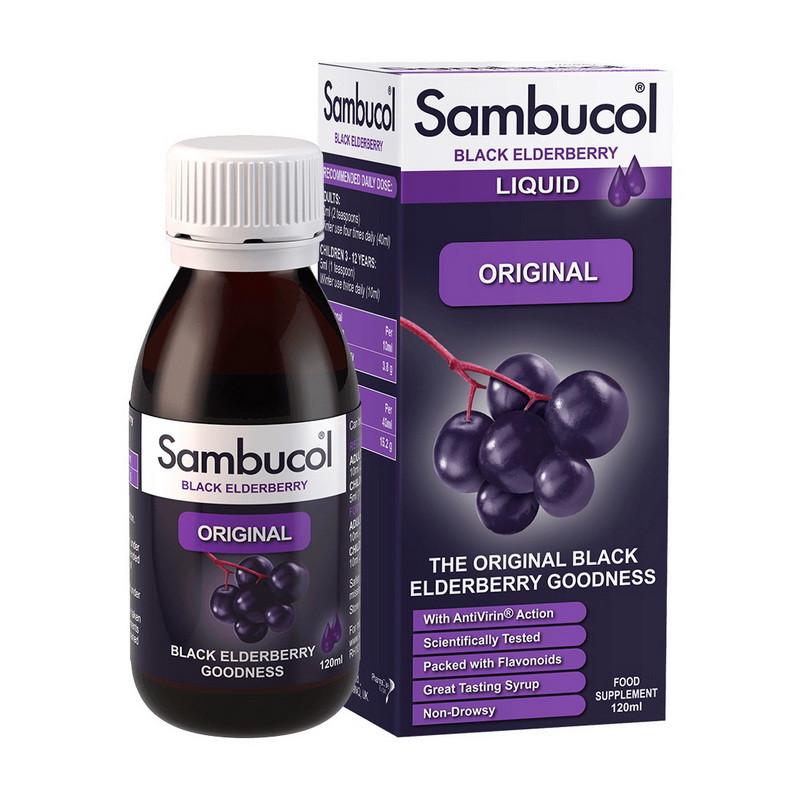 Бузина Sambucol Black Elderberry Liquid 120 мл (21203-01)