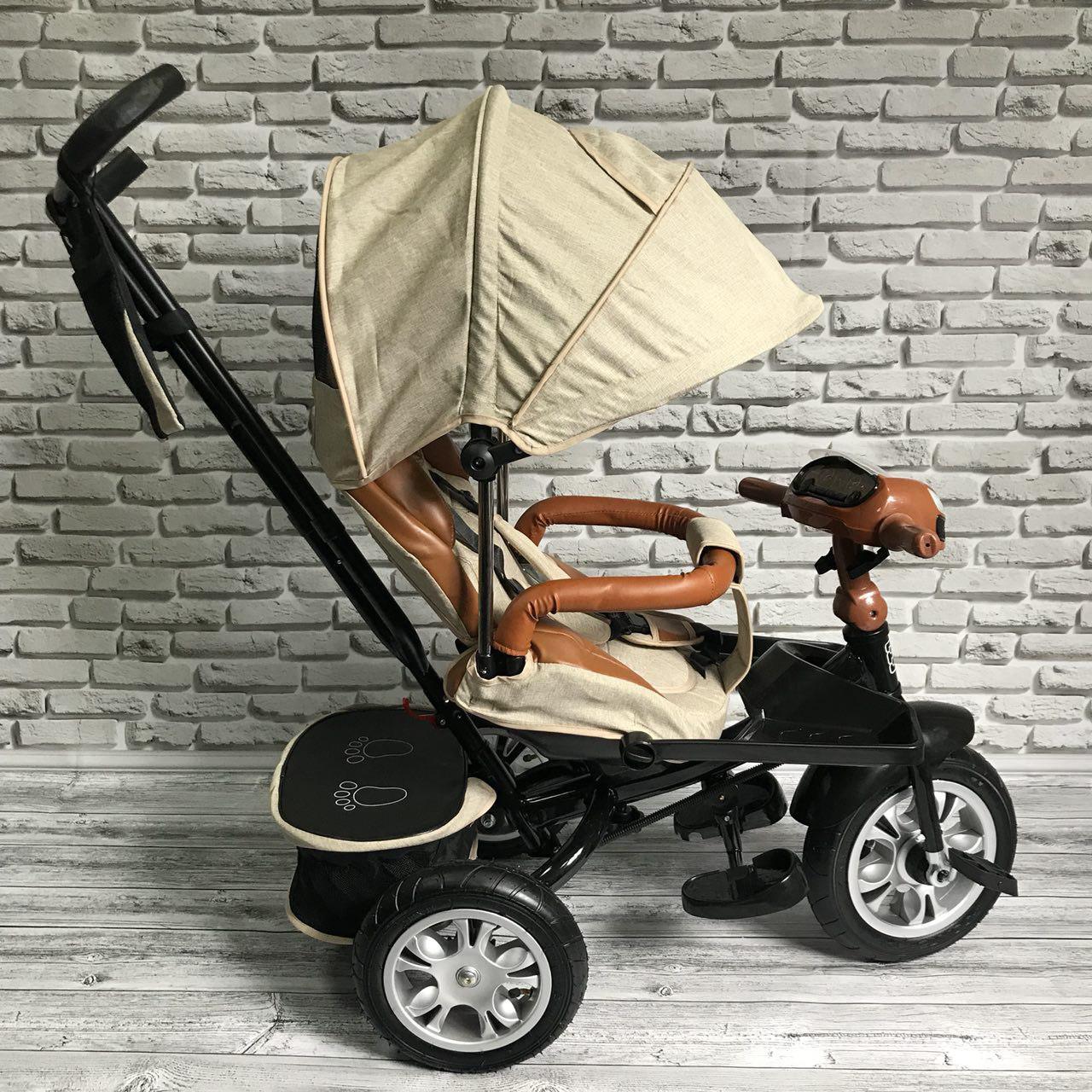 Велосипед трехколесный Best Trike 5099-1 Бежевый (KAR-50991BEZH) - фото 2