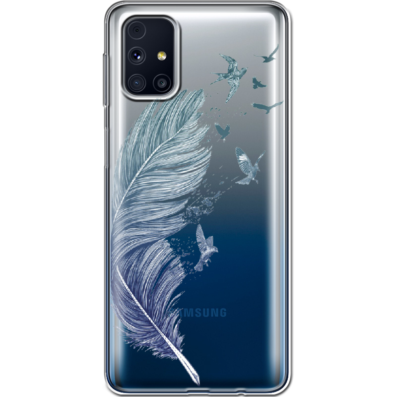 Чехол Boxface Samsung M317 Galaxy M31s Feather Прозрачный силикон (40942-cc38-40942)