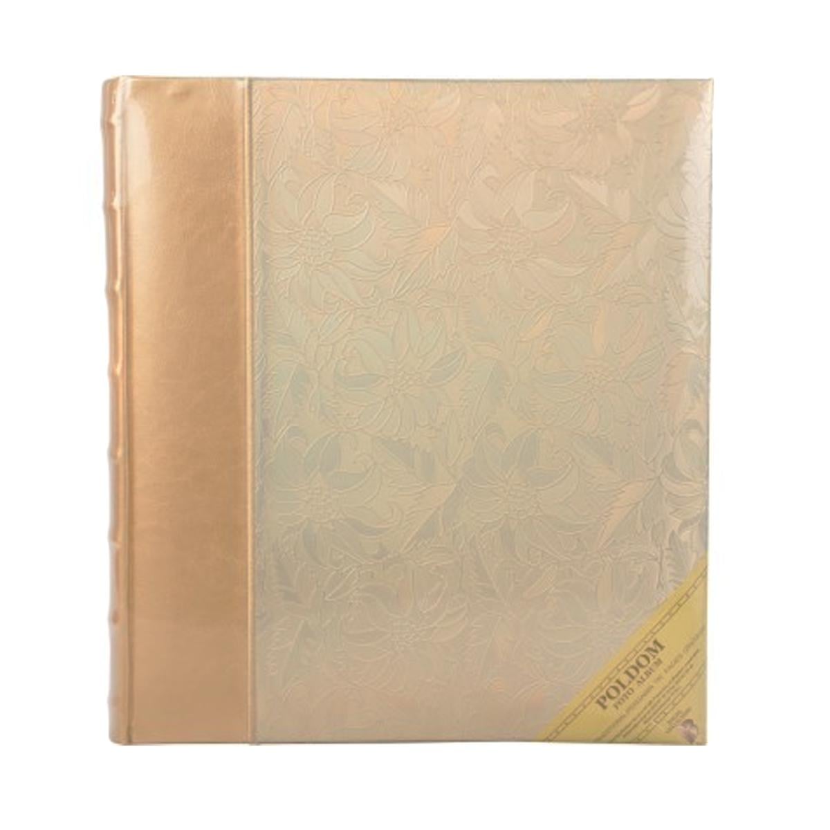 Фотоальбом Poldom BBM 2-30PG/CR BISK-2T 240x240 см Gold (5049)