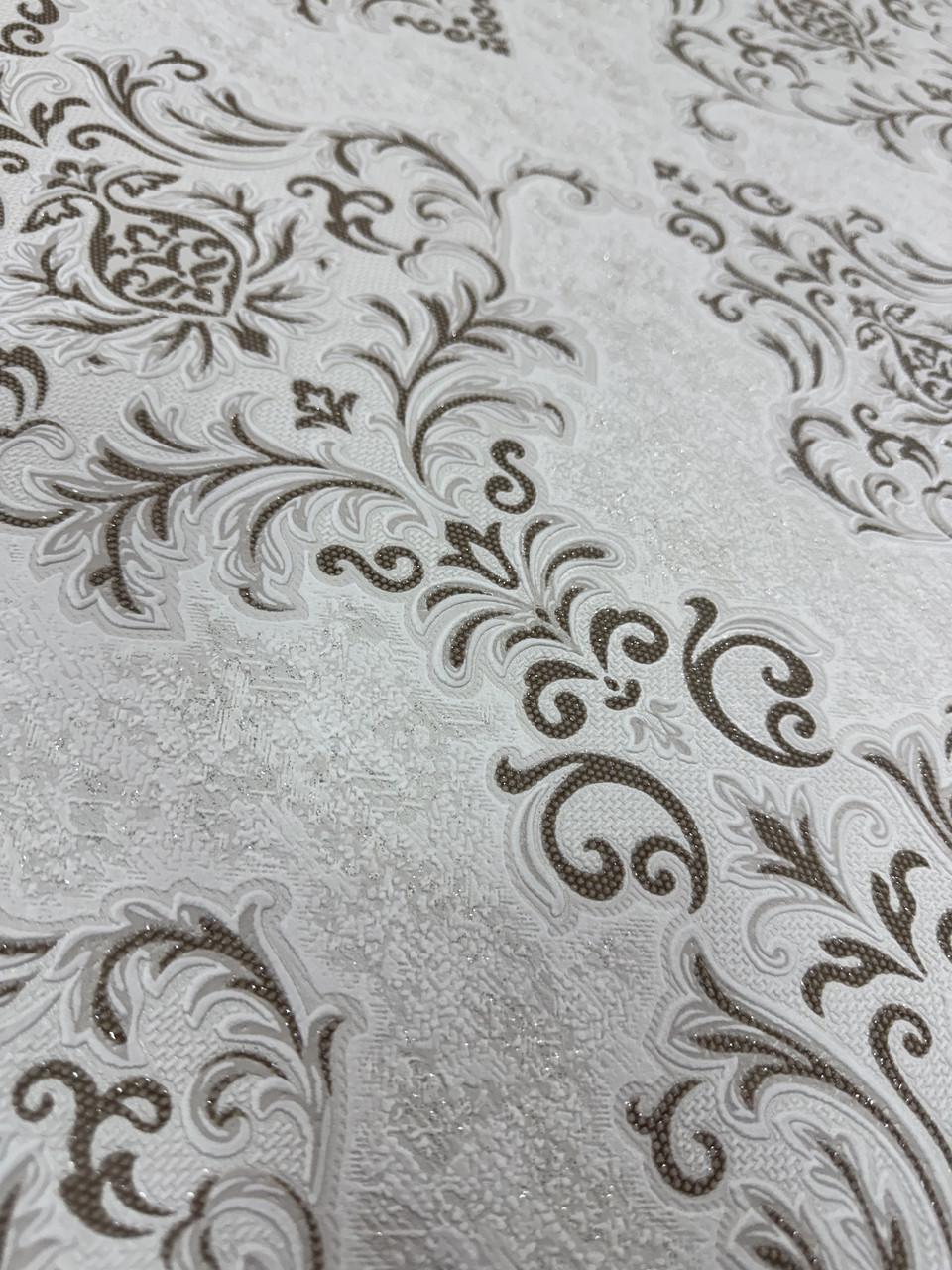 Обои виниловые на флизелиновой основе Славянские обои 10 м Бежевый (3746-02)